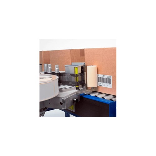 Etiquetado industrial en caja de cartón