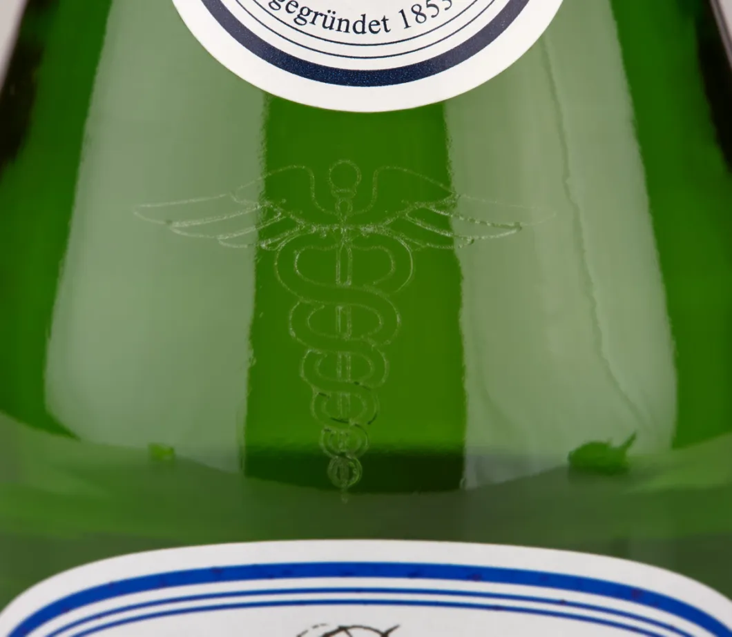 marcaje laser en vidrio